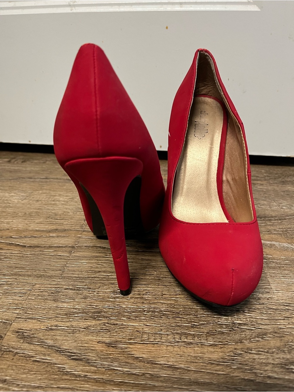 Charlotte Russe Red Pointed Stiletto Pumps